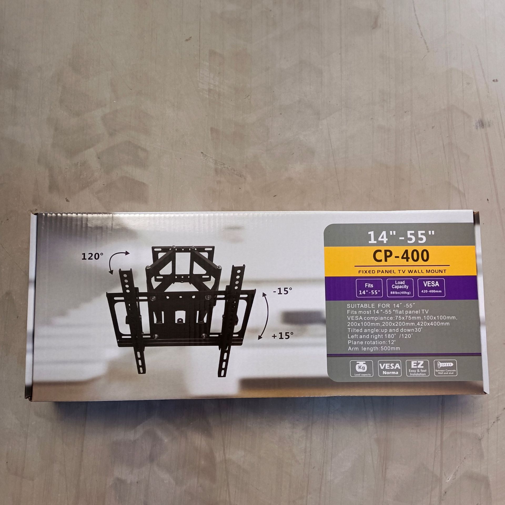 Telescopic swing TV stand, LCD TV swing TV hanging rack, single-arm and double-arm telescopic TV stand pic 18