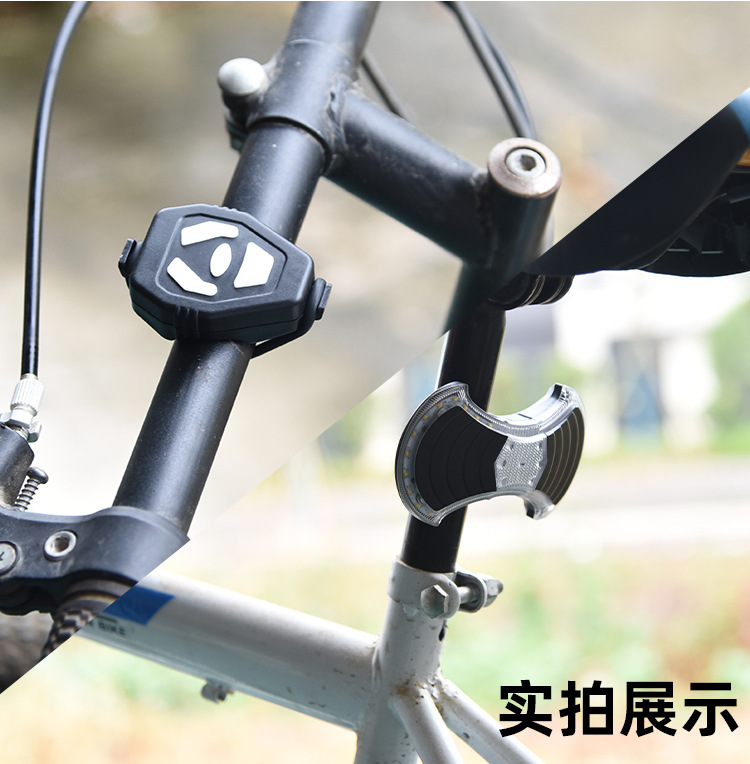 Bicycle turn signal, USB charging, bicycle taillight, LED wireless remote control, turn signal, warning light, cycling equipment pic 12