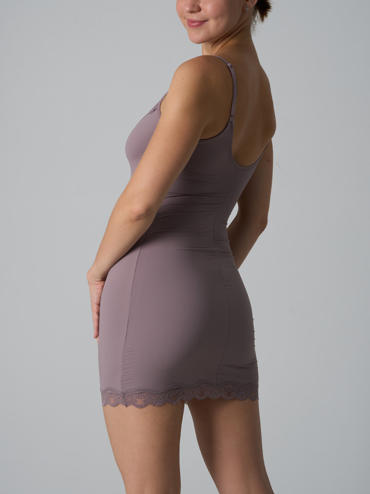 Lace Slip dress高弹无袖蕾丝连衣裙女吊带修身性感短裙夏女装详情34