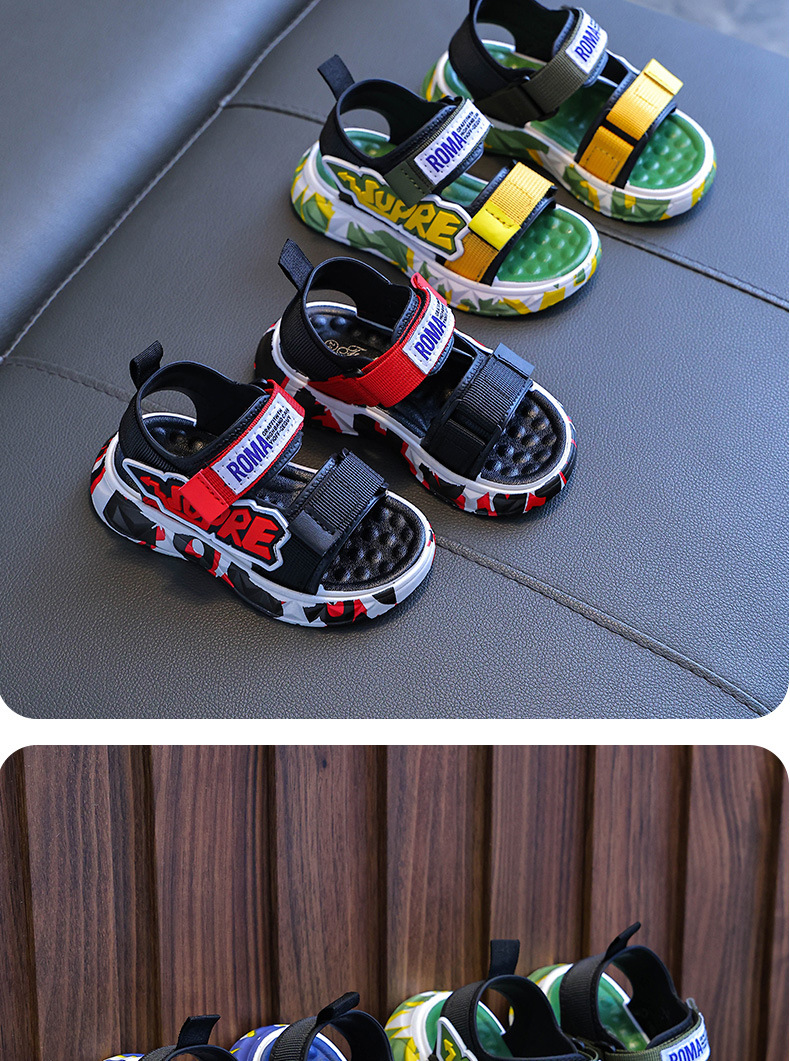 男童凉鞋2024新款夏季中大童韩版小男孩鞋子休闲软底儿童沙滩鞋潮详情16