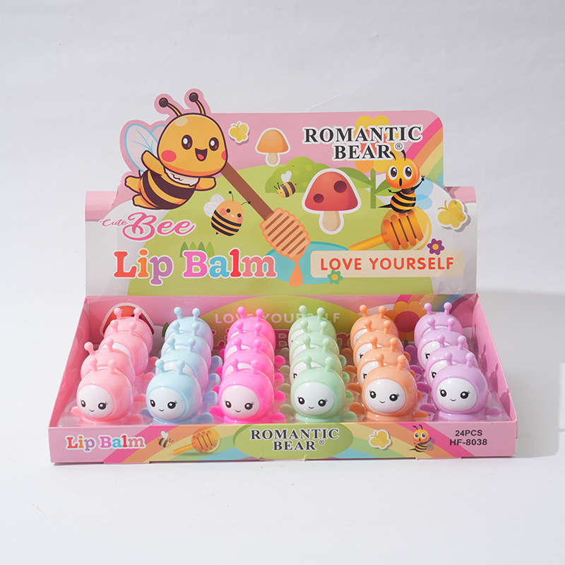 跨境外贸出口保湿滋润唇膏 创意宇航员学生卡通补水不脱色润唇膏详情15