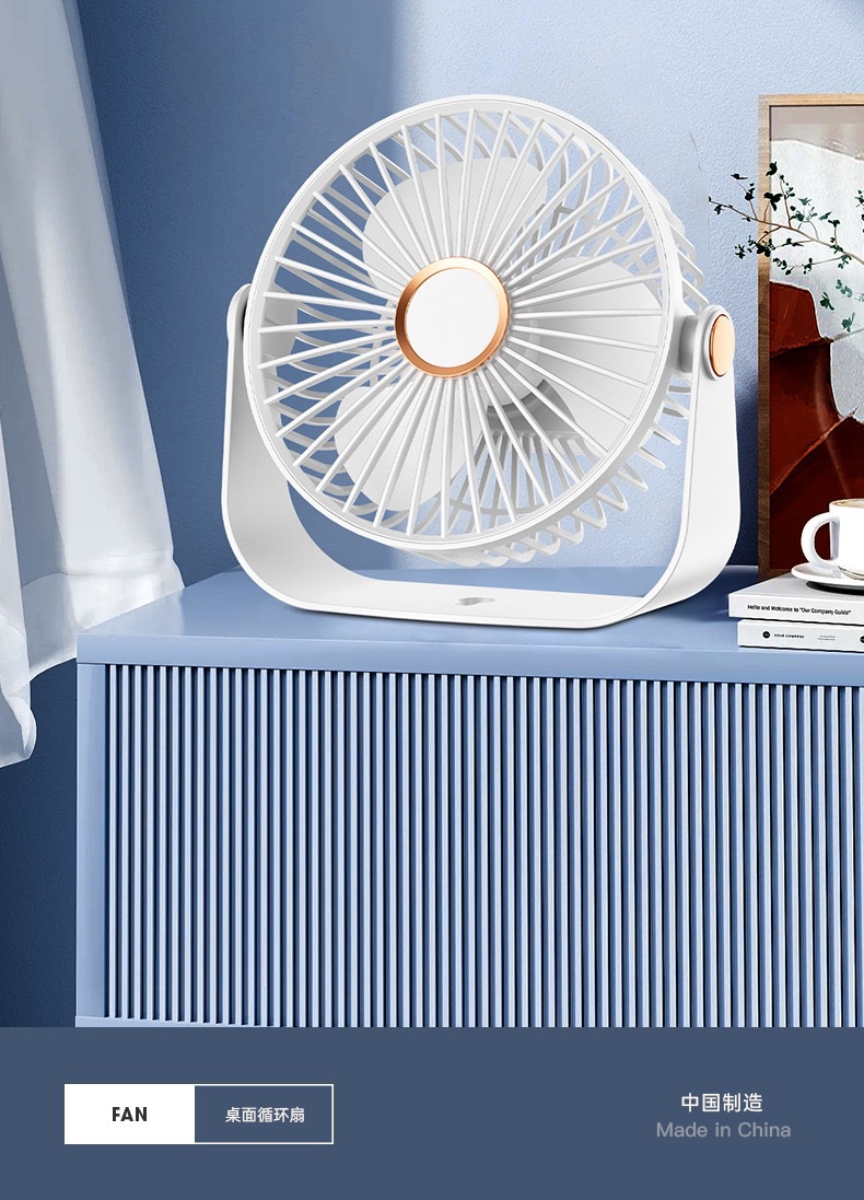 USB night light charging desktop fan, office, student dormitory, outdoor multi-functional portable small fan, gift, cross-border pic 2
