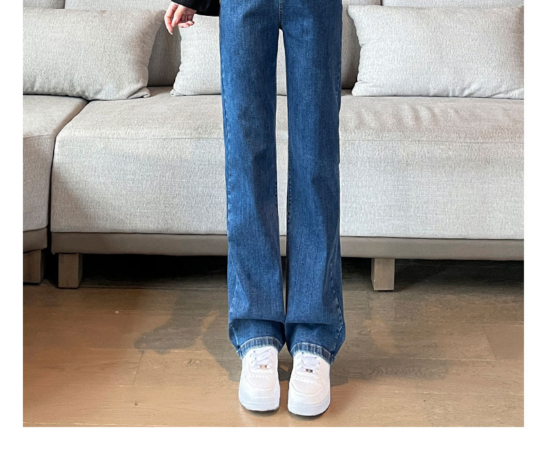 牛仔裤女春秋2025新款爆款阔腿裤九分法棍小个子薄款窄版直筒裤子详情34