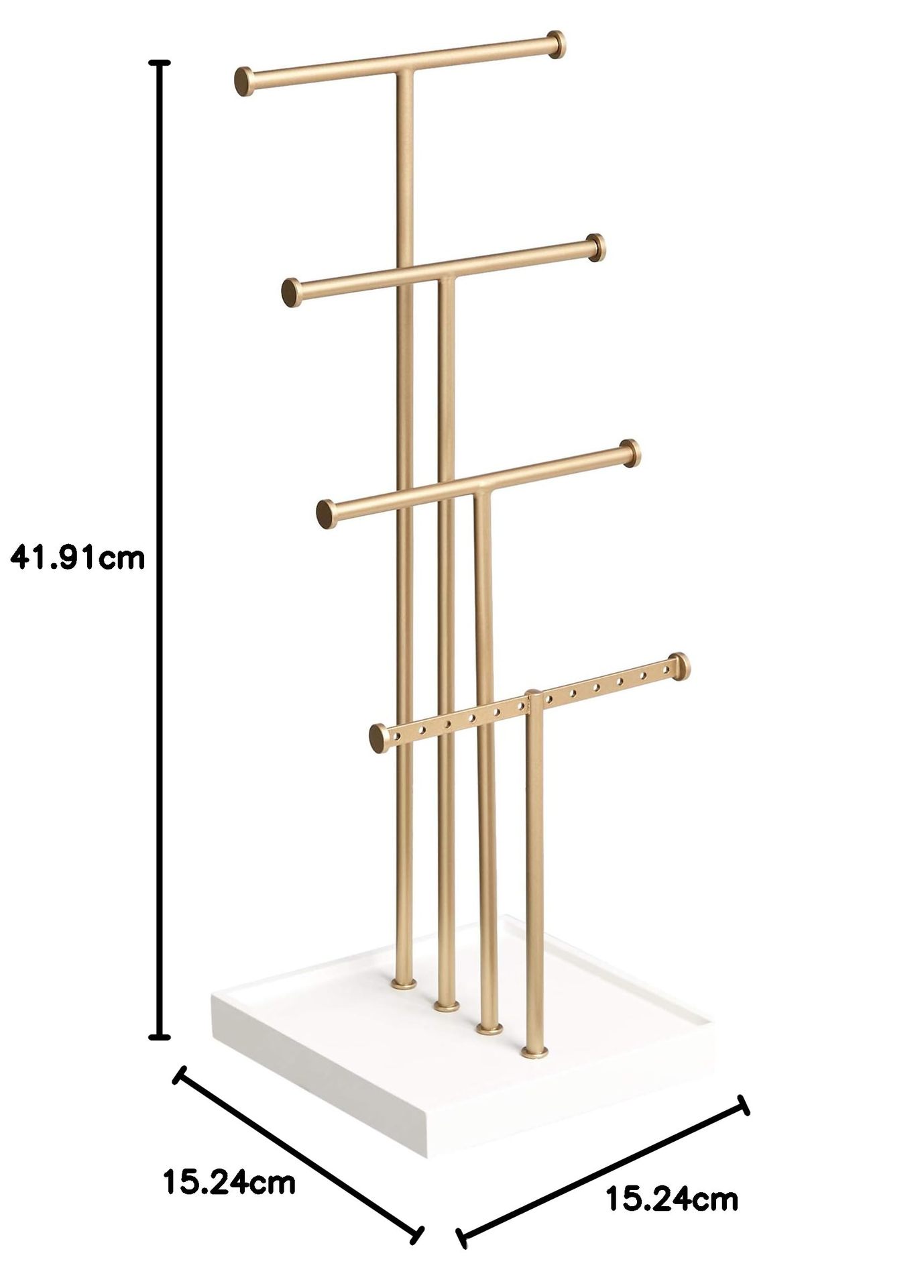 欧美风3T金属项链展示架饰品收纳架亚马逊热销发夹手镯架子展示架详情2