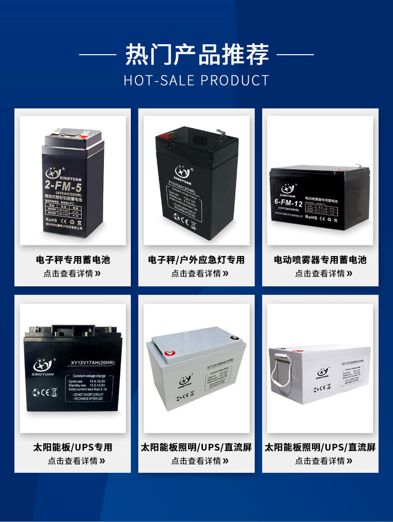 12V7ah9a12ah音响太阳能UPS电风扇摩托童车6V4.5ah7ah电瓶蓄电池详情1