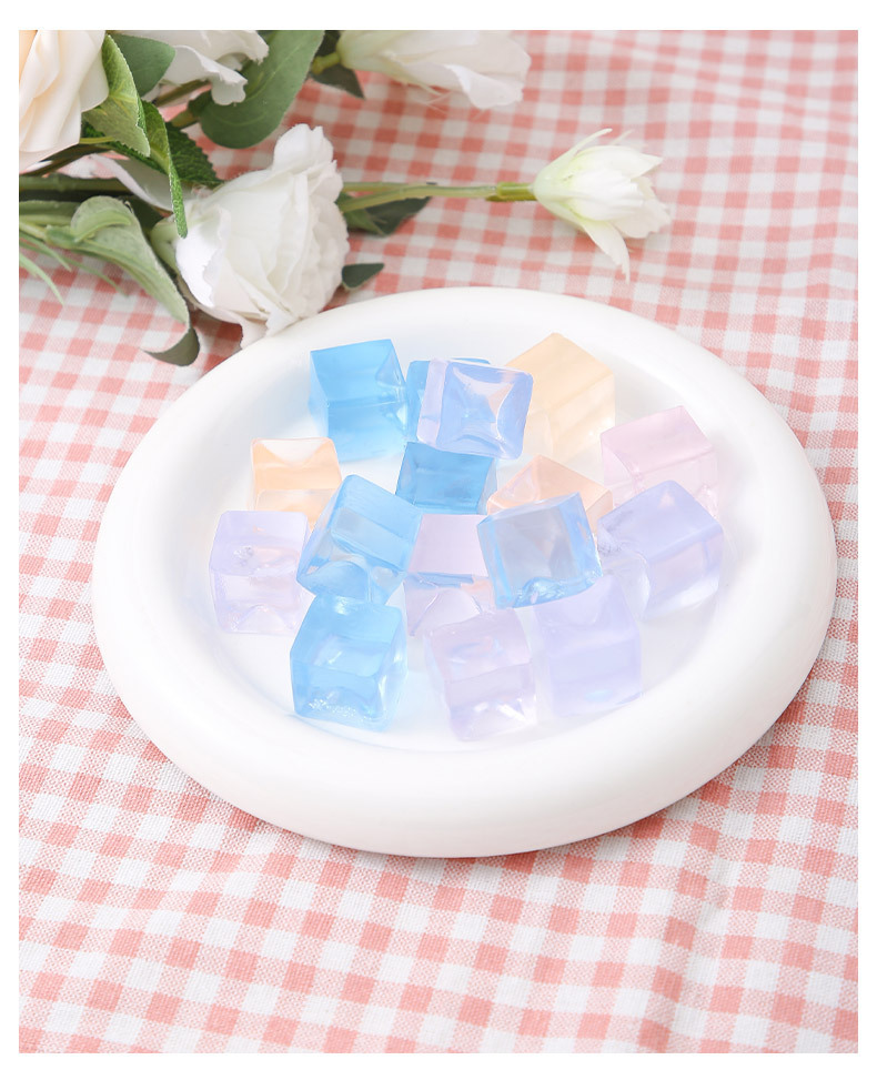 Ice Cube Kneading Fun Simulation Large transparent jelly Slow rebound Stress Relief Release, a stress-relieving toy ice cube kneading pic 12