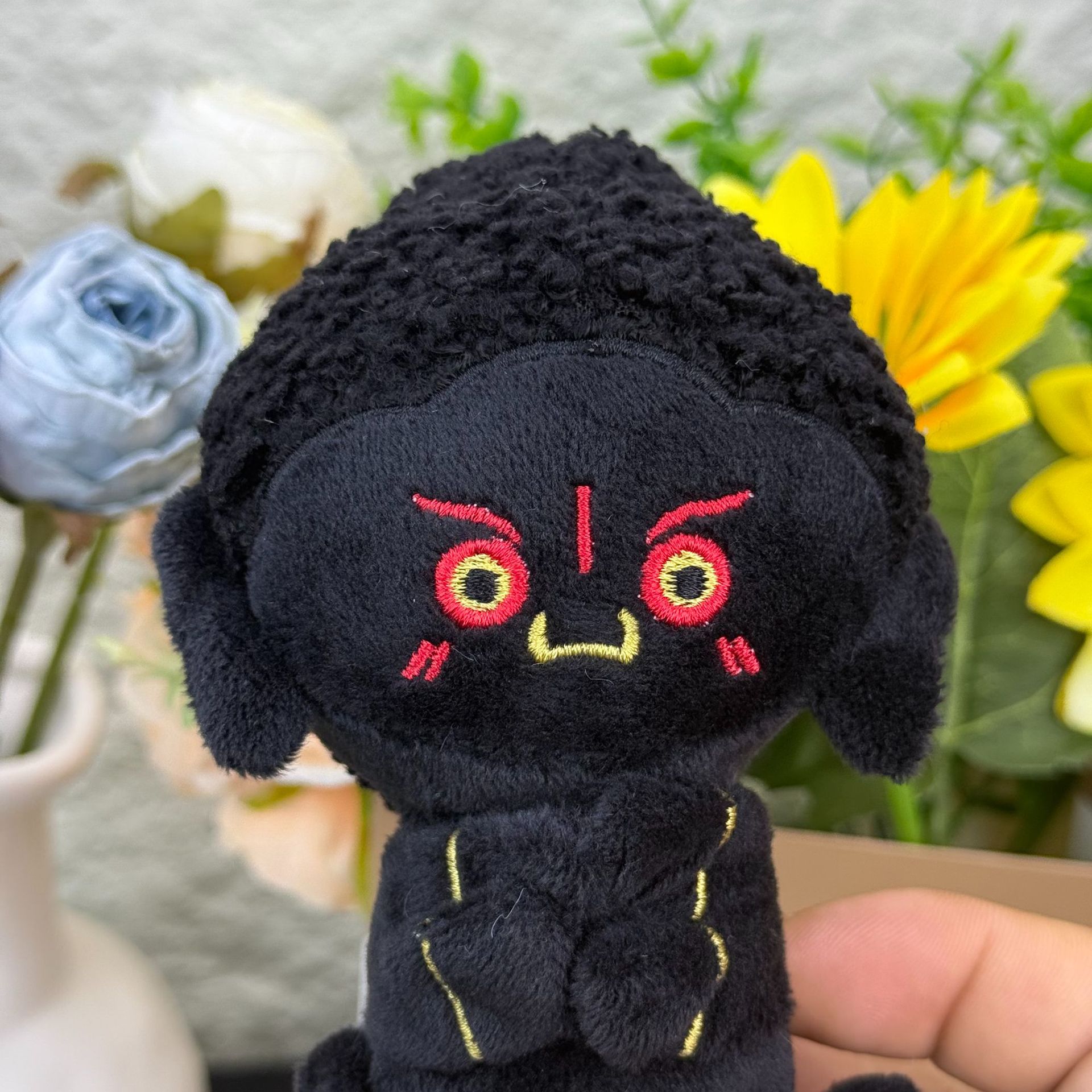 Buddha Xiaoban Lotus Small Buddha Bag Pendant, car pendant, Shanxi Datong cultural and Creative souvenir pendant, plush toy doll pic 8