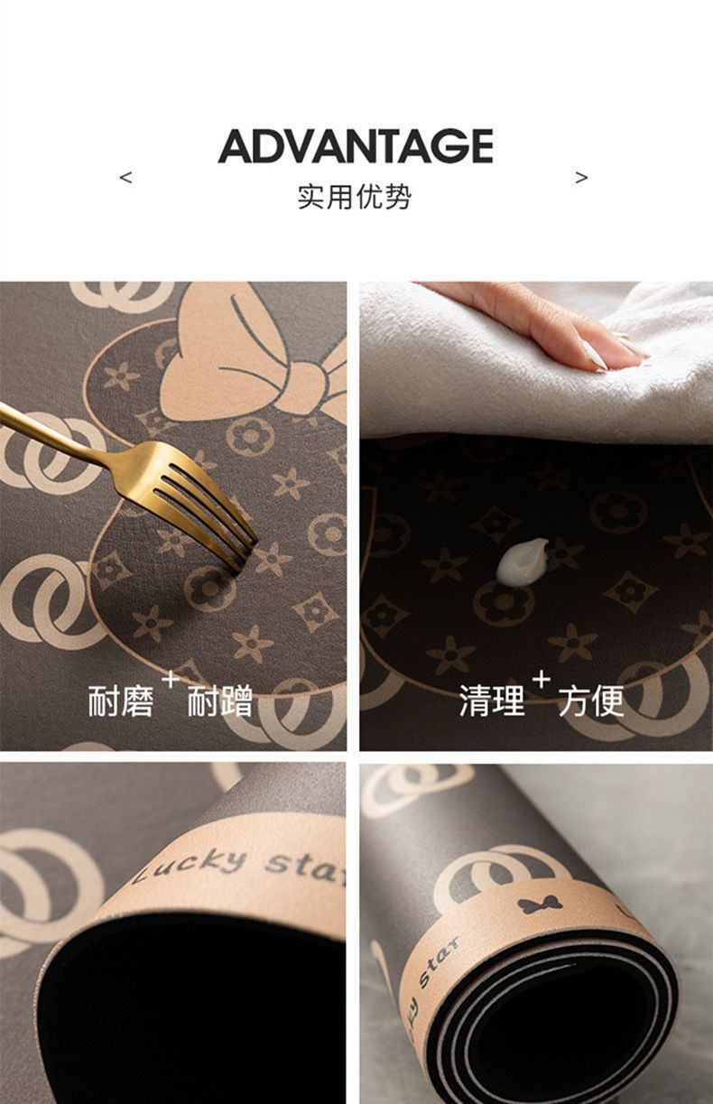 No-wash diatom mud household door entrance bathroom absorbent floor mat, kitchen and bathroom rubber anti-slip large foot mat pic 7