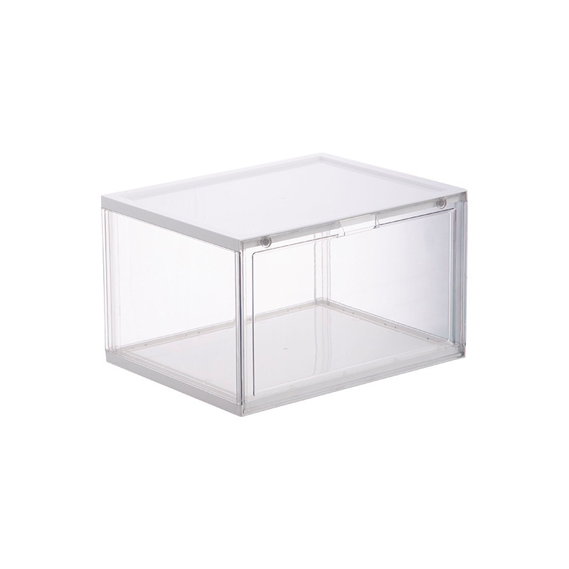 Acrylic basketball storage shoe box, double magnetic side-opening transparent cosmetic box, bag storage box, storage drawer type pic 6