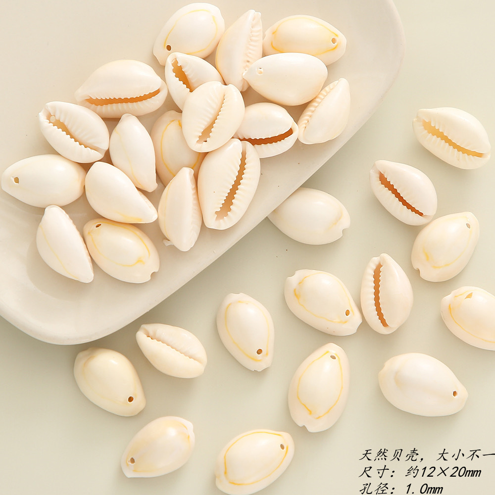 天然贝壳海螺 立体贝壳吊坠手工穿孔diy手工配饰手链项链饰品材料详情6