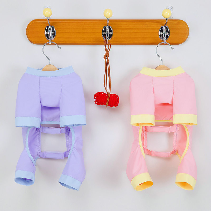 Dog dust-proof pants, walking pants, spring and summer anti-dirt and anti-insect light four-leg pants, leg guards, small dog spring and summer clothes pic 10