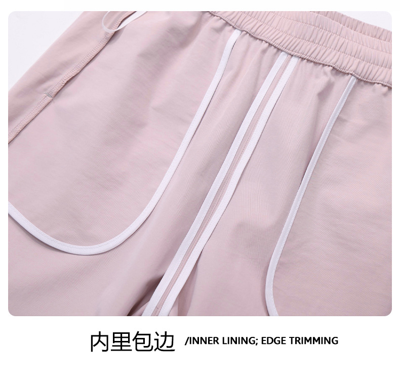 2025 New narrow straight-leg pants for women, high-waisted and slimming wide-leg pants, loose drape, floor-length loose pants, casual pants pic 9