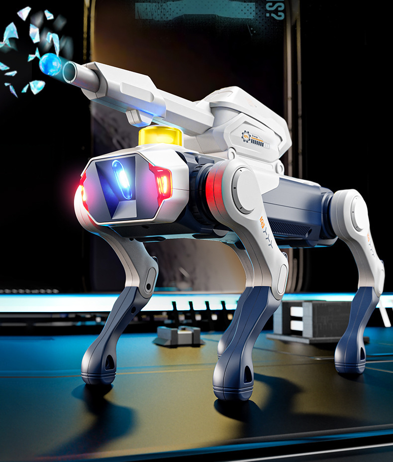 新款AI智能机器狗遥控机械狗科教编程语音握手男孩益智四足电玩具详情3