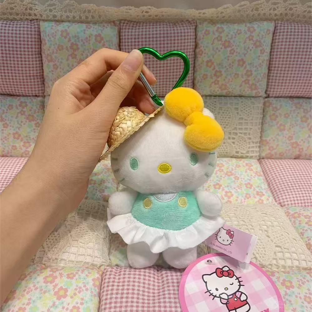 正版hellokitty毛绒玩偶钥匙扣挂饰经典凯蒂猫包包挂件送女友礼物详情9