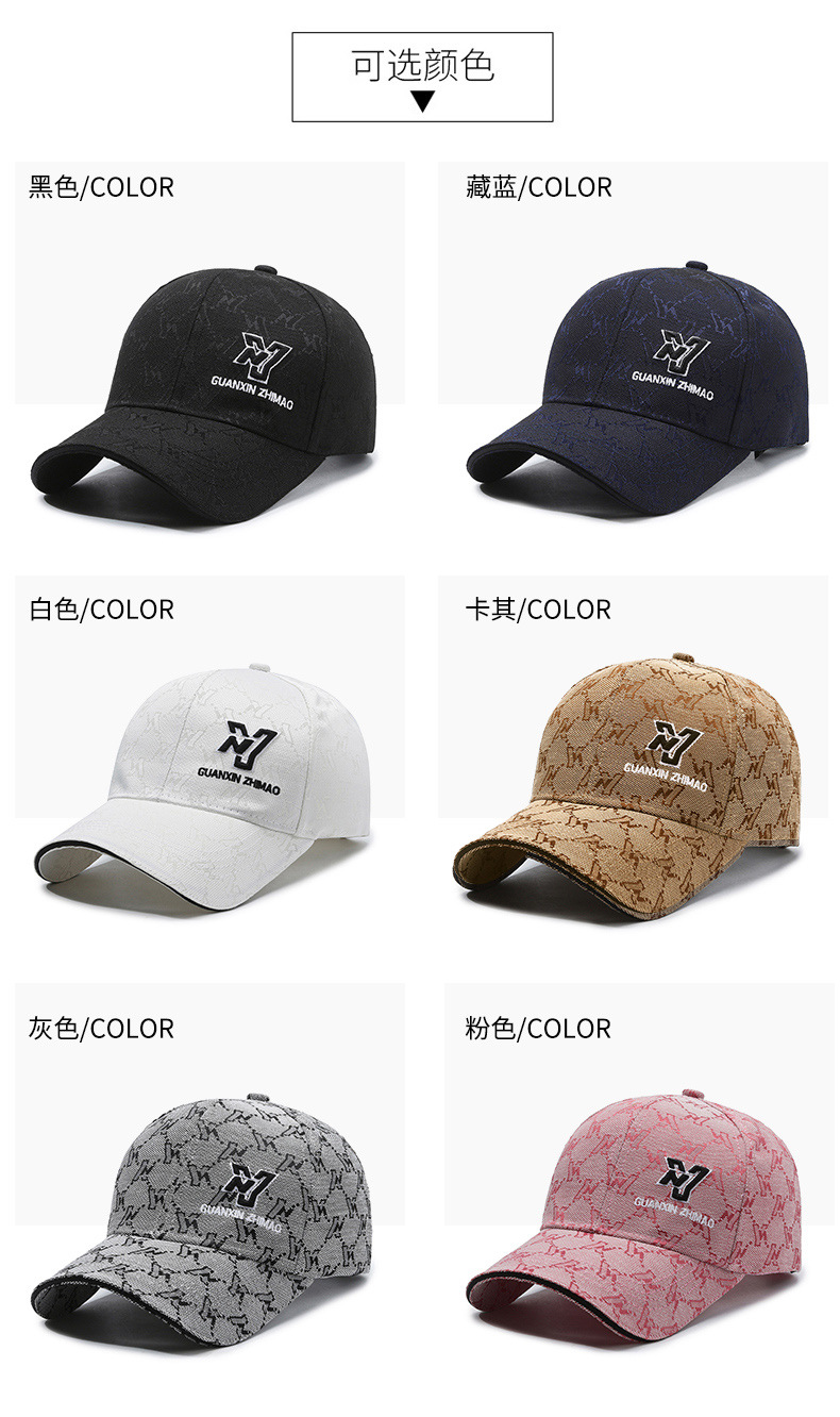 New style baseball cap with embroidered letters, sun hat, outdoor versatile hat, fashionable style, essential travel hat pic 5