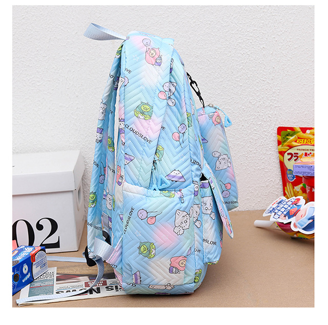 A large-capacity, lightweight backpack for girls in Korean high school, versatile, and a fresh and simple backpack for primary and junior high school students pic 15