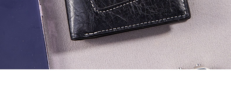 新款男士钱包男短款钱夹时尚休闲荔枝纹软皮夹多卡位大容量小钱包详情8