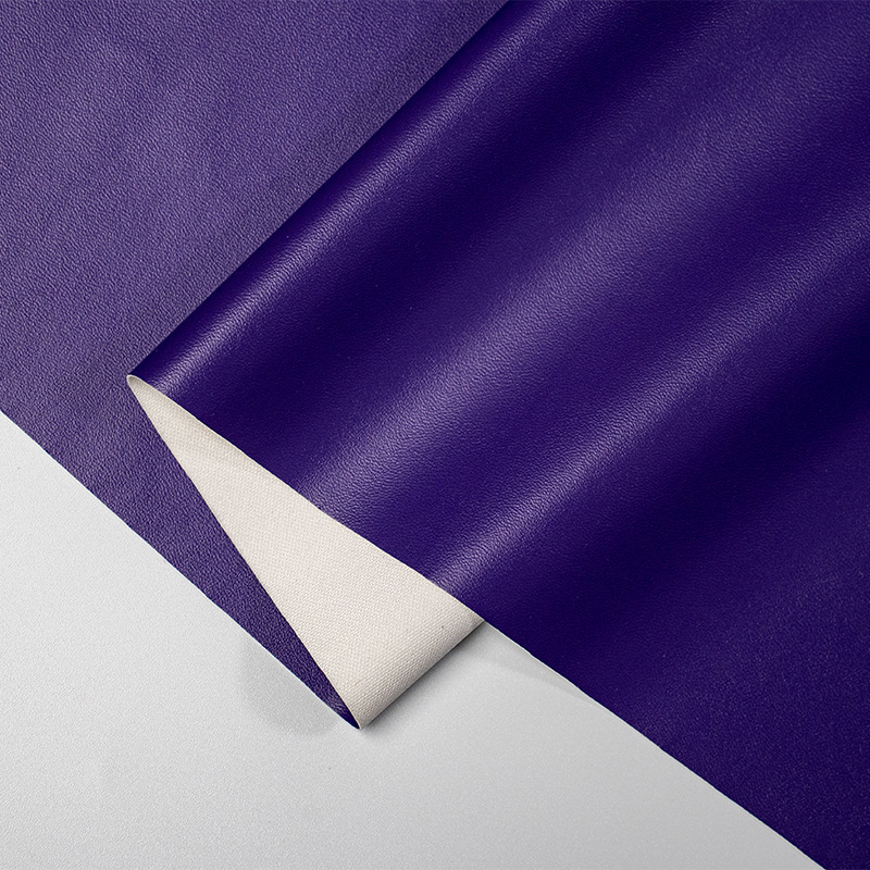 批发肤感柔软垂感pu人造革弹力针织时尚男女服装童装皮革面料详情11