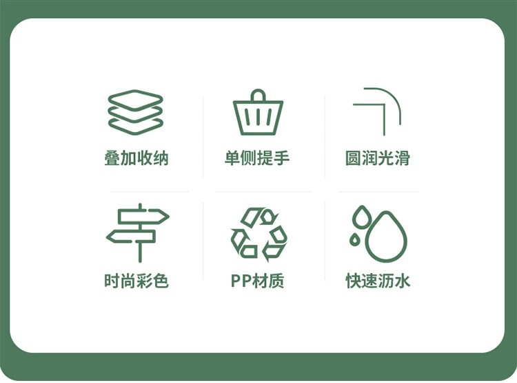 厨房双层镂空洗菜盆碗筷沥水篮多功能塑料圆形家用菜篮水果盆加厚详情5