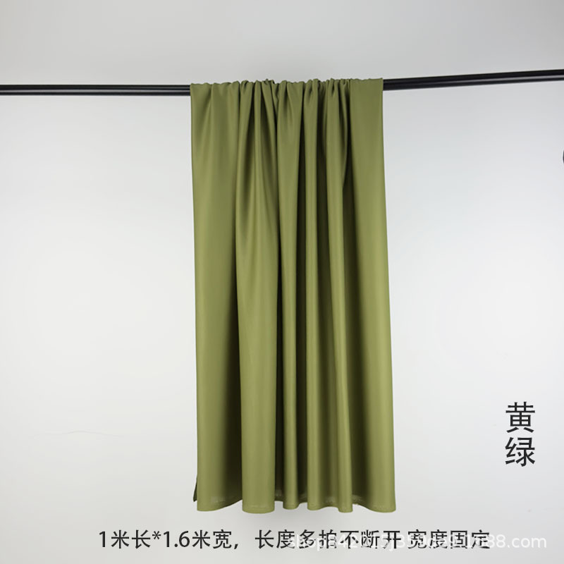 新中式全森系绿色中国风户外场景布置纱幔布幔幼儿园环创布料详情5