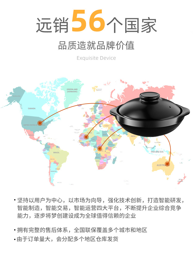 砂锅炖锅家用燃气耐高温干烧煲仔饭煤气灶专用陶瓷煲汤锅商用沙锅详情3