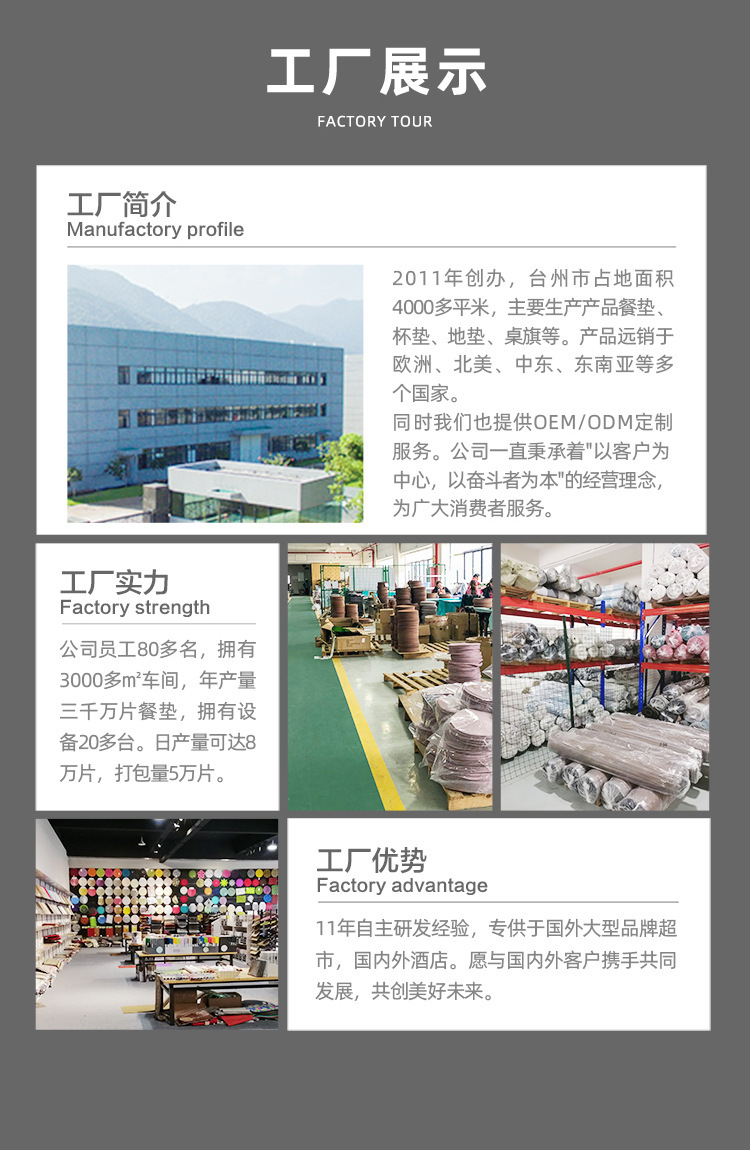 注塑PVC餐垫防水防烫易清洁家用餐桌垫防滑耐脏餐厅通用款碗垫详情2