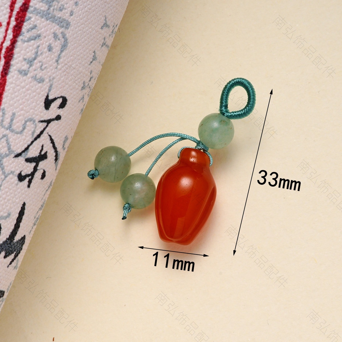 Bodhi small slipper, flower lotus pod, tulip, small flower pendant, bracelet, necklace, lily of the valley, diy accessory pic 10