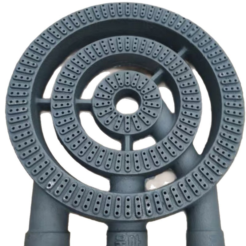 Cast iron gas stove, high-quality four-head multi-hole flame distributor, outdoor fierce stove core, stove ring accessories, stove head pic 5