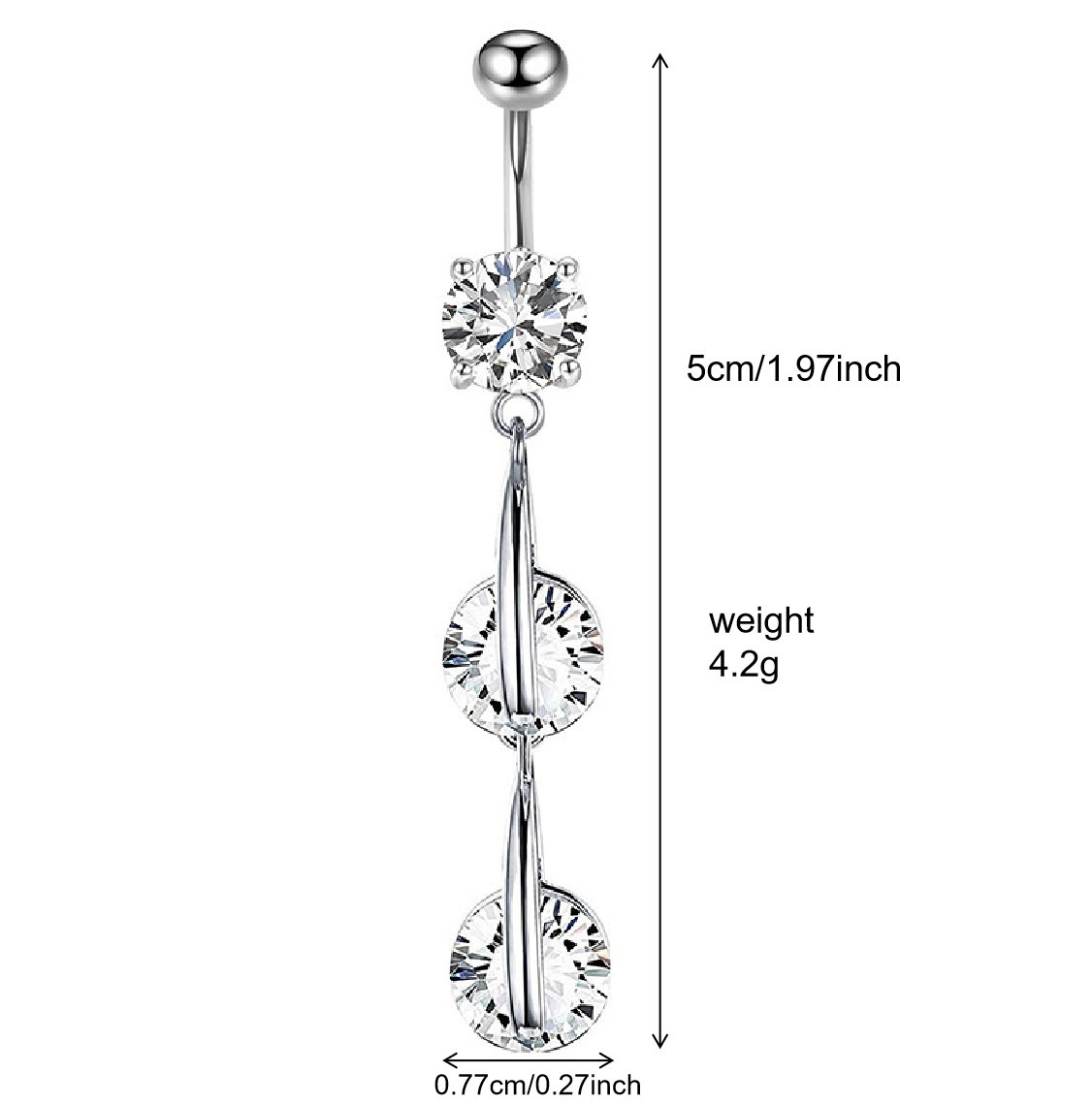 人体穿刺饰品肚脐钉跨境热卖肚脐环欧美经典肚脐扣批发厂家脐钉详情18