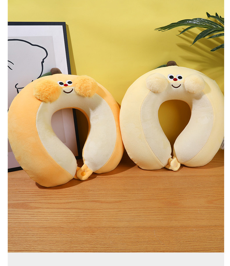 Mango Series U-shaped pillow Cartoon fruit care neck pillow, light-blocking eye mask bag, memory foam travel pillow wholesale pic 5