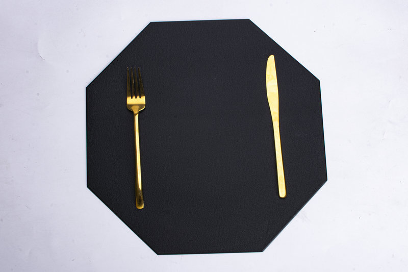 压边PVC皮革餐垫防水防油免洗咖啡垫餐桌隔热垫高级感餐具垫批发详情6