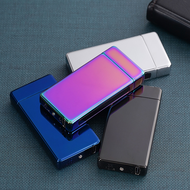 Factory personalized intelligent induction ignition charging lighter, arc pulse cigarette lighter, advertising LOGO, cross-border e-commerce pic 7