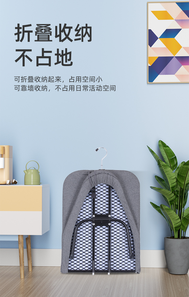 Desktop folding ironing board, household telescopic ironing board, folding storage, stable thick ironing board, cross-border exclusive supply in stock pic 4