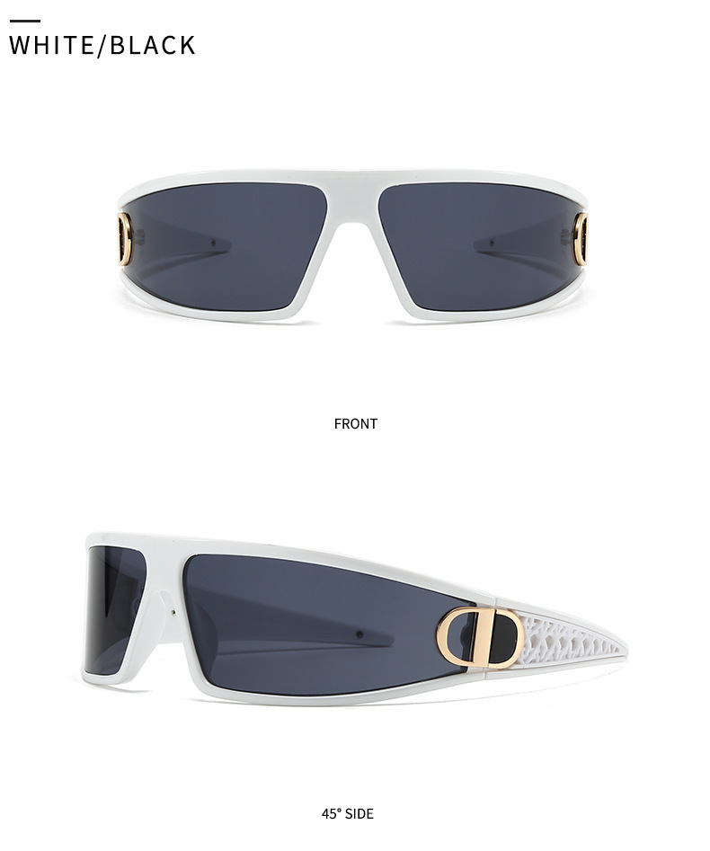 【现货批发】新款CD发箍墨镜二合一时尚未来科技感太阳镜黑色高级详情10