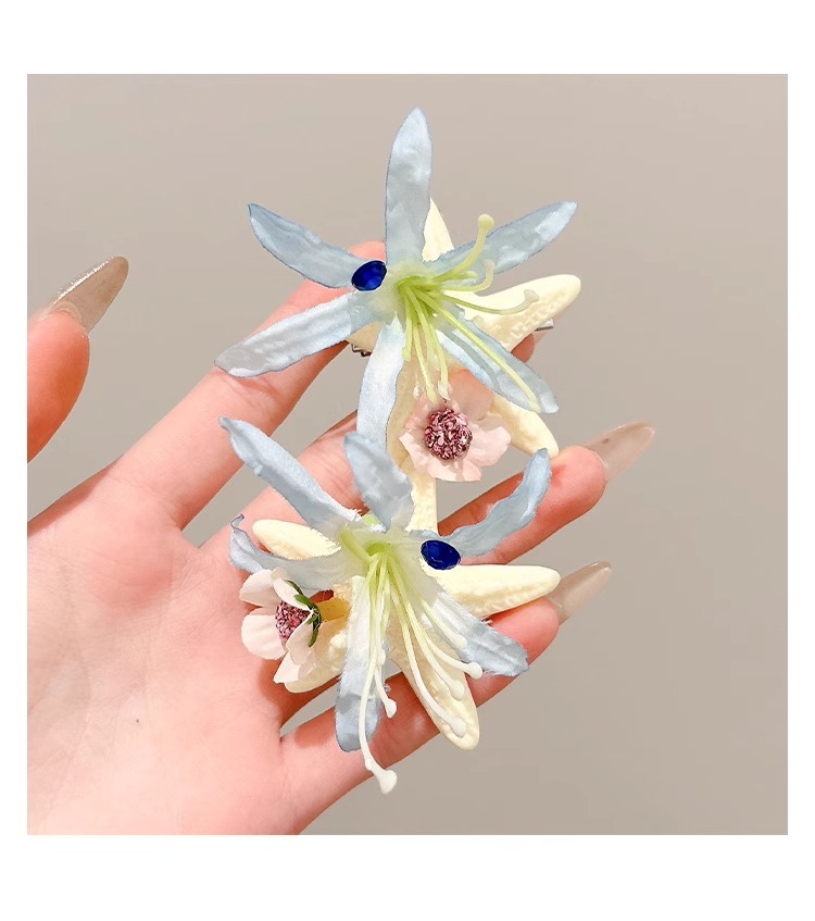Ocean Series hair clips, eternal flowers, starfish, shells, berries, headwear, seaside vacation, photo clips and hair accessories pic 20