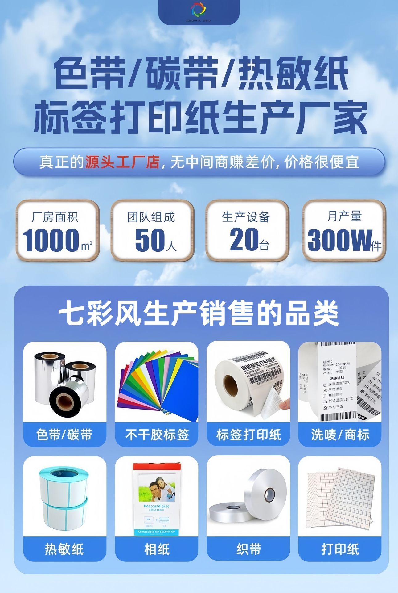 蜡基混合全树脂碳带卷110X300m 条码打印专用色带 碳带40 50 60 70 80 90 100兼容耐用清晰详情2