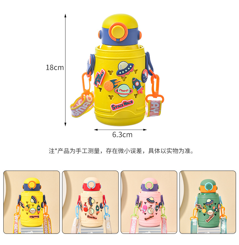 儿童保温杯316食品级不锈钢水壶幼儿园婴儿宝宝外出防摔吸管水杯保温杯详情15