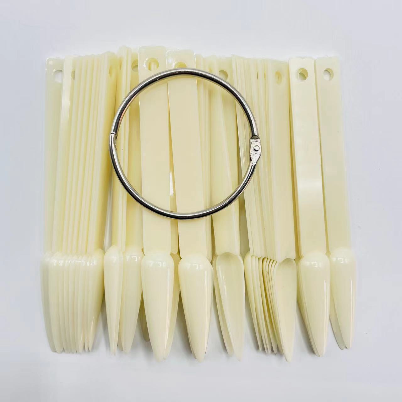 Nail art tools: 50 pieces, nail art fan-shaped color cards, nail polish color cards, nail polish color plates, nail practice nail pieces pic 4