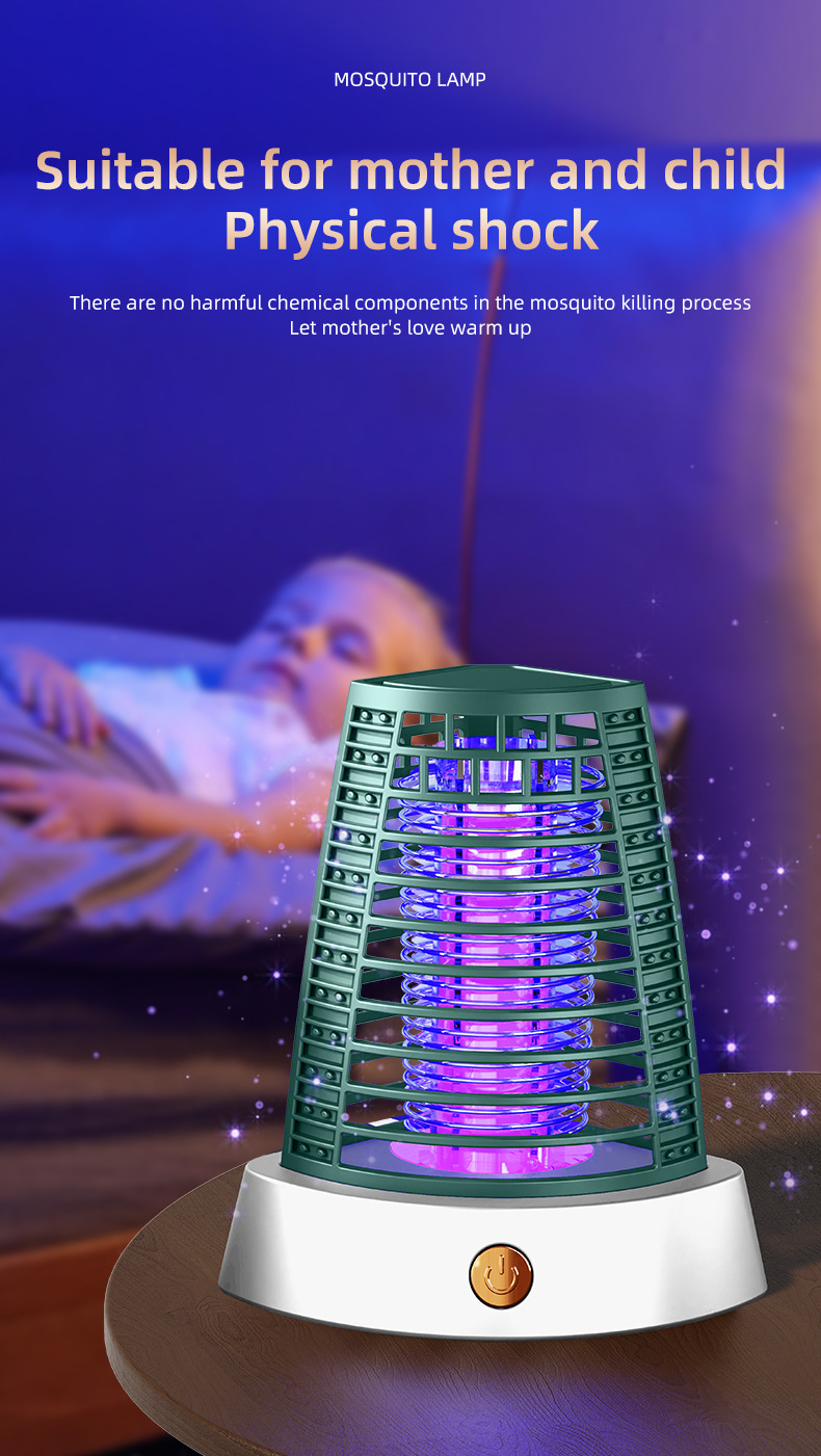 Cross-border bestsellers: Electric mosquito repellent, household mosquito repellent, outdoor camping lamp, rechargeable lighting mosquito repellent pic 6