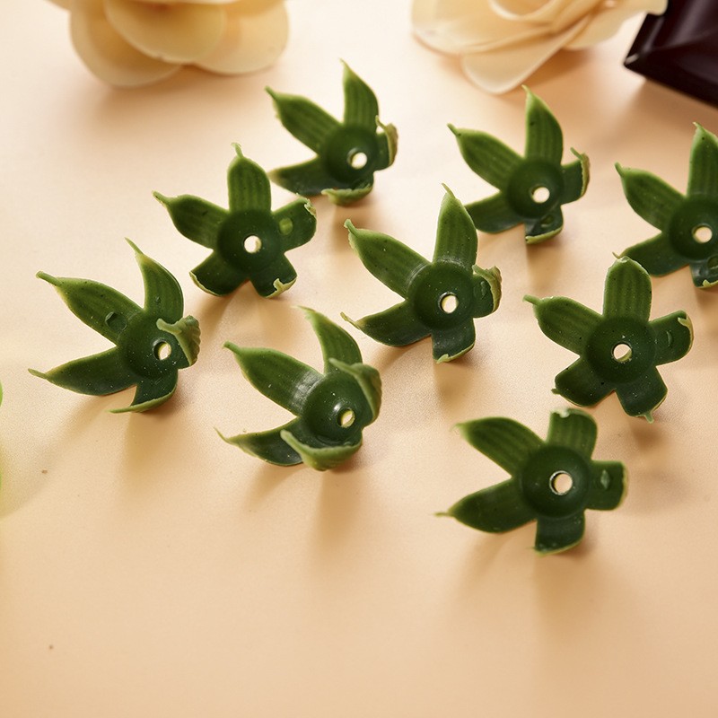 厂家直销塑料花托花钉玫瑰香皂花菊花太阳花底托批发工艺品植物装饰礼品详情4