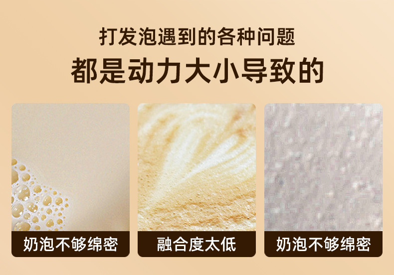 Electric milk frother, household milk frother, coffee frother, milk mixer, handheld egg beater, milk mixer, wireless pic 4