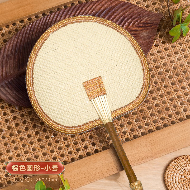 扇子夏天耐用大蒲扇麦秆摇钱扇手工编织宝宝家用老式手摇芭蕉扇详情13