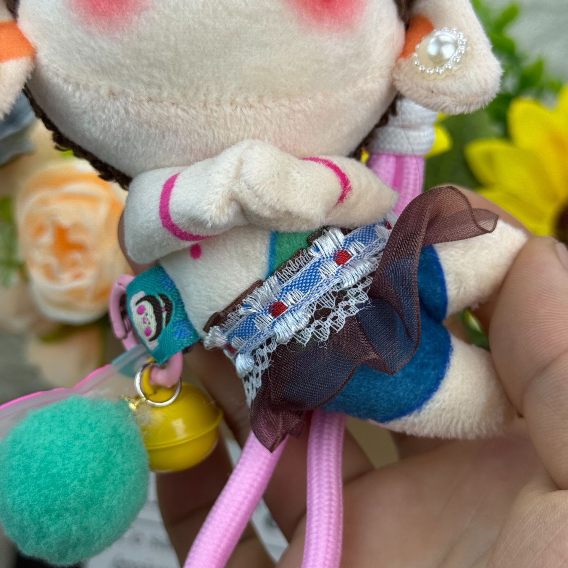 Buddha Xiaoban Lotus Small Buddha Bag Pendant, car pendant, Shanxi Datong cultural and Creative souvenir pendant, plush toy doll pic 16