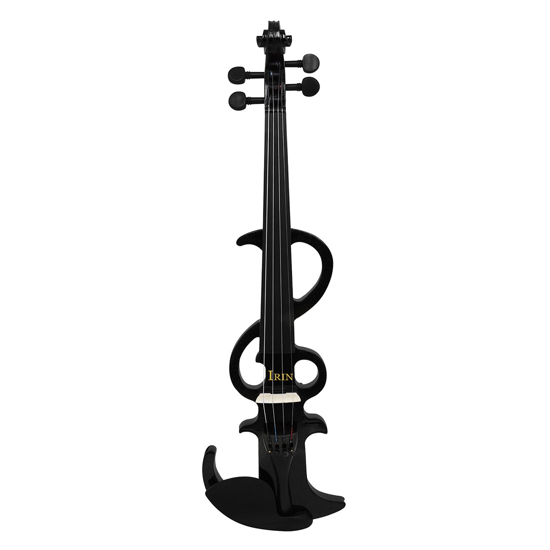Electro-acoustic violin, solid wood violin, adult, children, beginners, playing electronic violin, headphones, silent violin pic 11