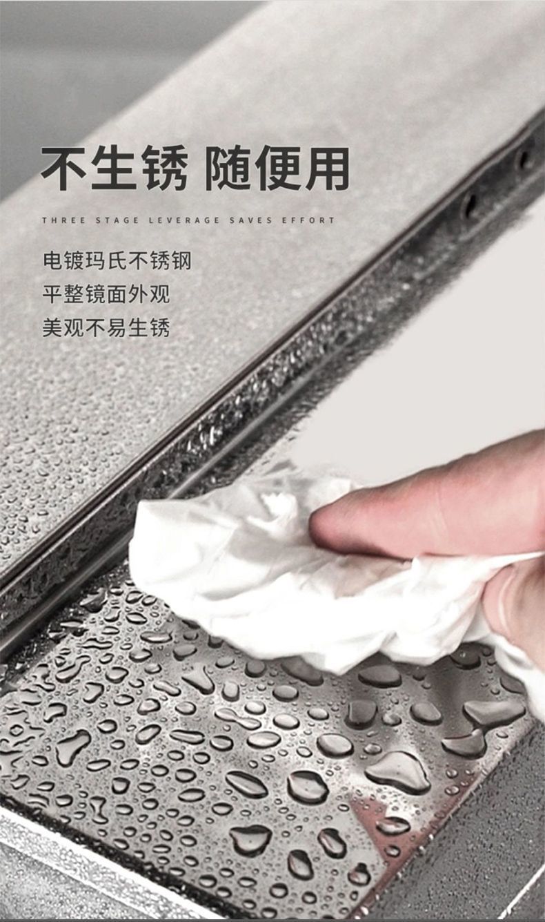 不锈钢工具箱五金三层折叠铁皮箱家用车载多功能手提式铁皮工业详情9