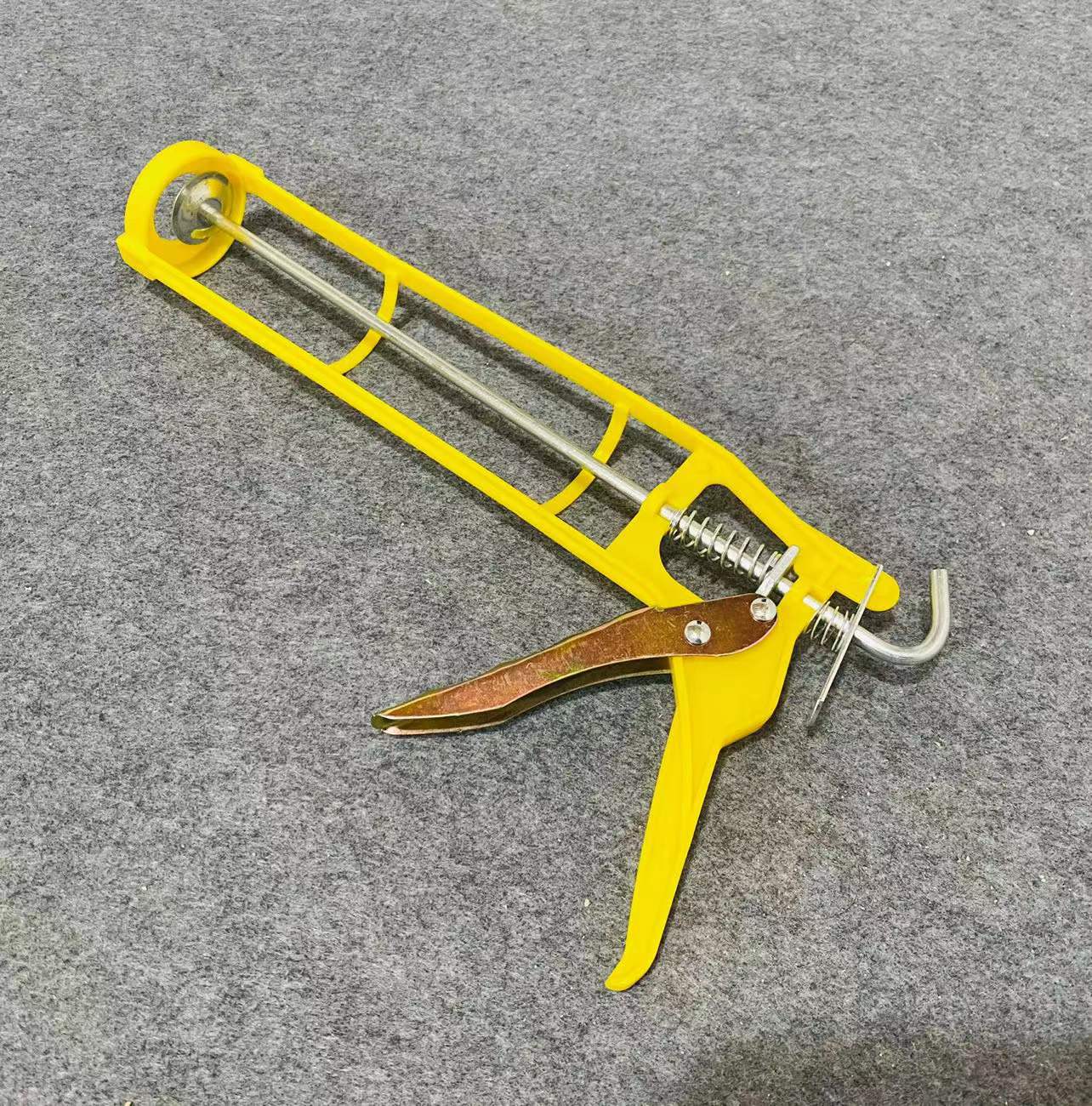 Plastic glass glue gun, yellow small double-column glass hard glue gun, gluing and pressing glue gun, structural soft glue gun, grouting tool pic 2