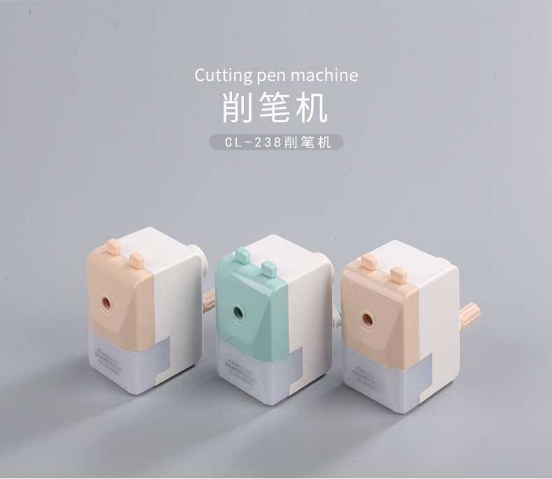 时尚削笔器长立创意可爱卷笔刨铅笔刀学生便携手动学习通用批发详情1