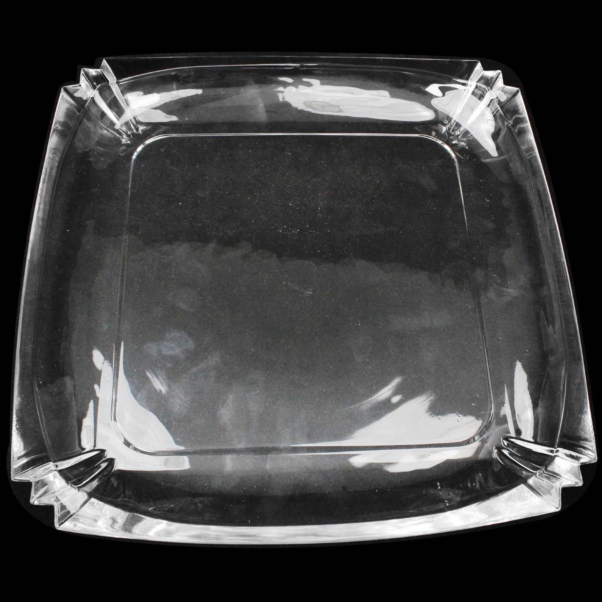 家用客厅茶几ins风轻奢北欧风格四方玻璃果盘果斗 宾馆水晶糖缸详情5