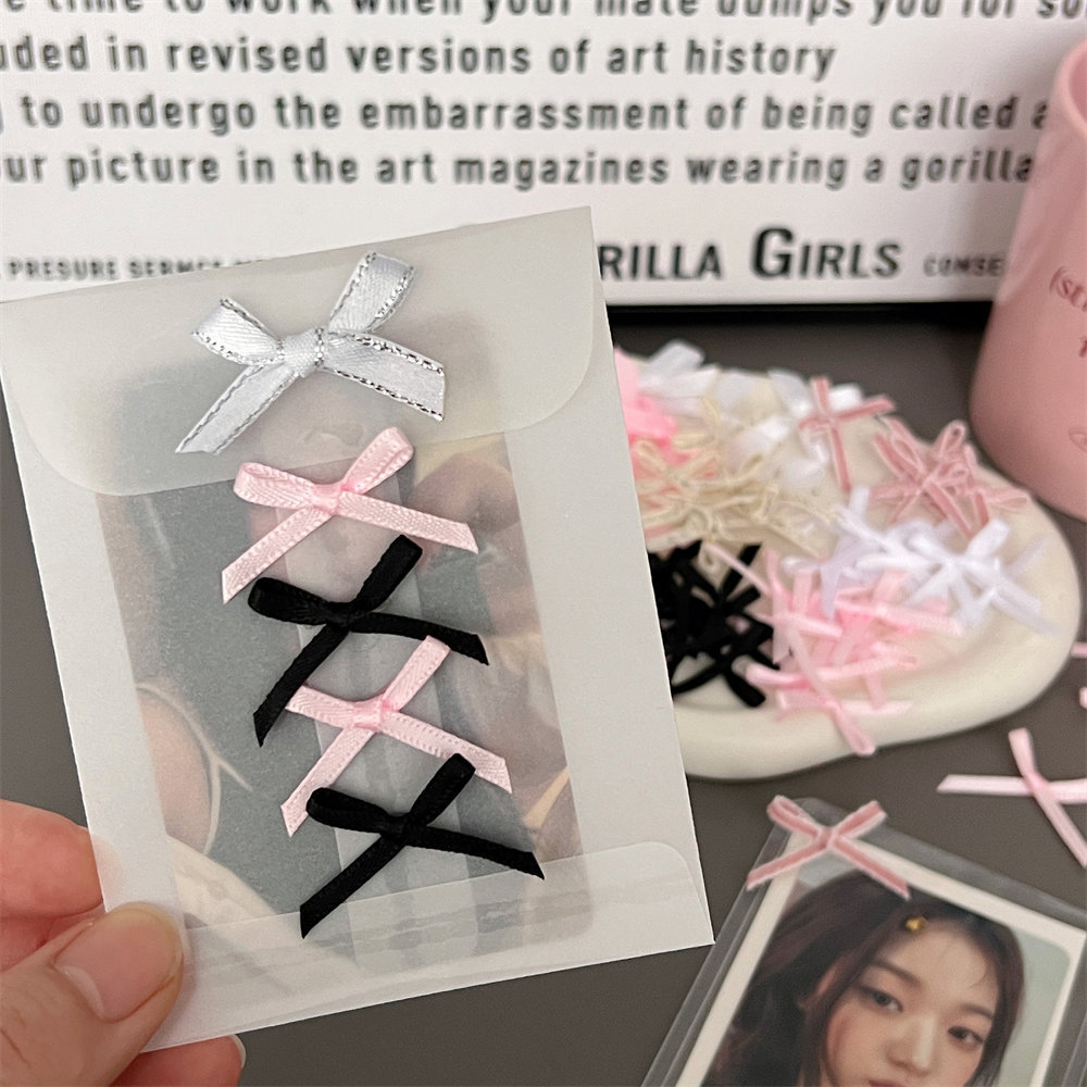 The new DIY small bow accessories are paired with card packaging materials, small card packaging decorations, small accessories and auxiliary materials pic 52