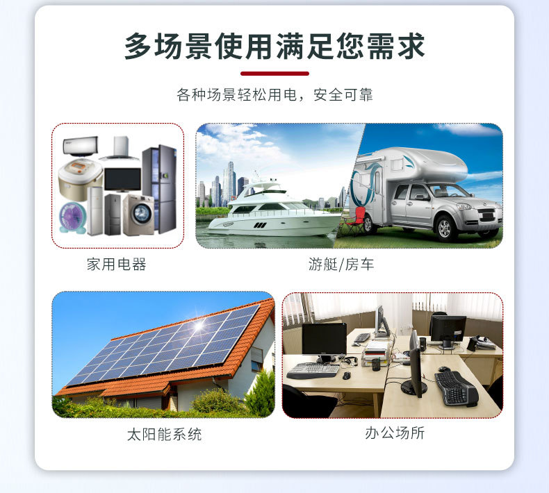 yiyen10KW太阳能逆变器10000W弦波通用大功率单相220V批发详情2